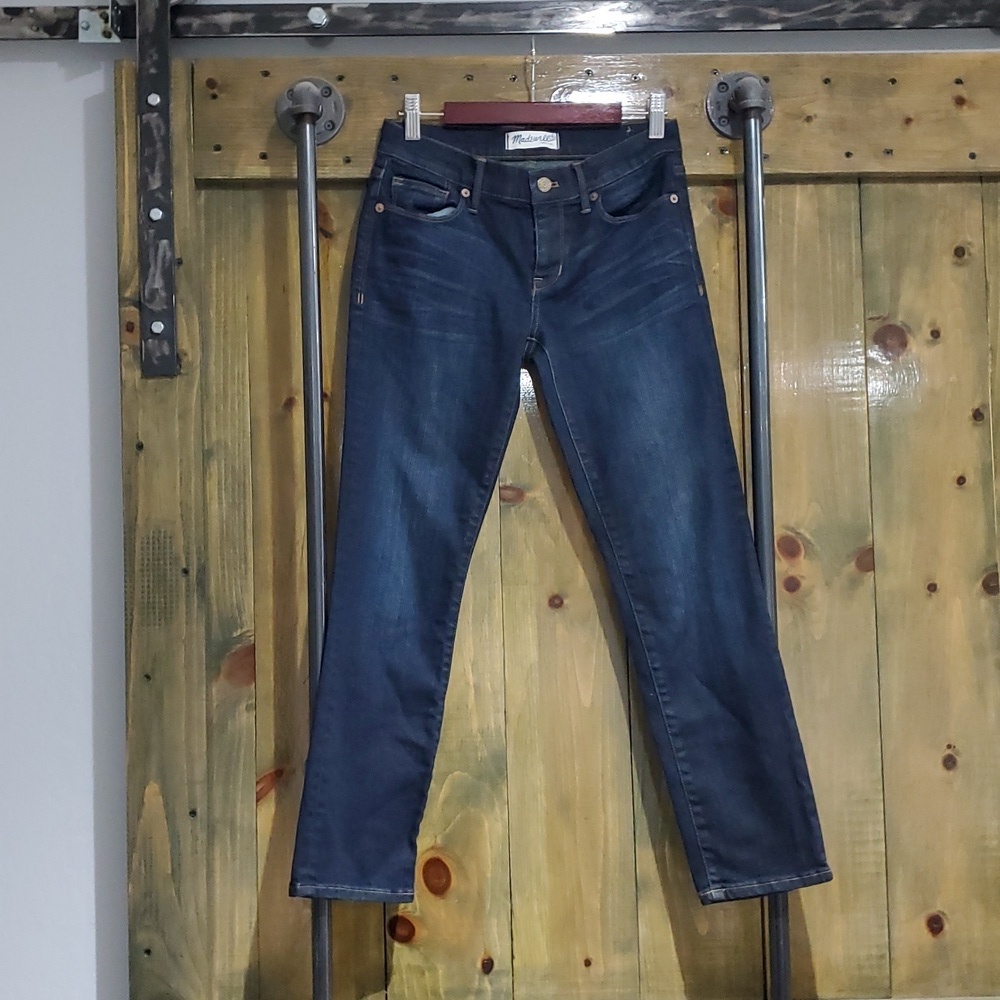 MADEWELL DARK DENIM JEANS  STRETCH SPANDEX